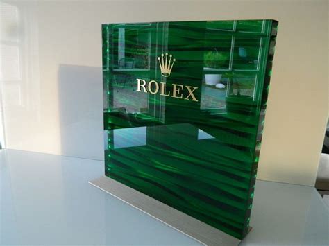 rolex display set|Rolex display clock.